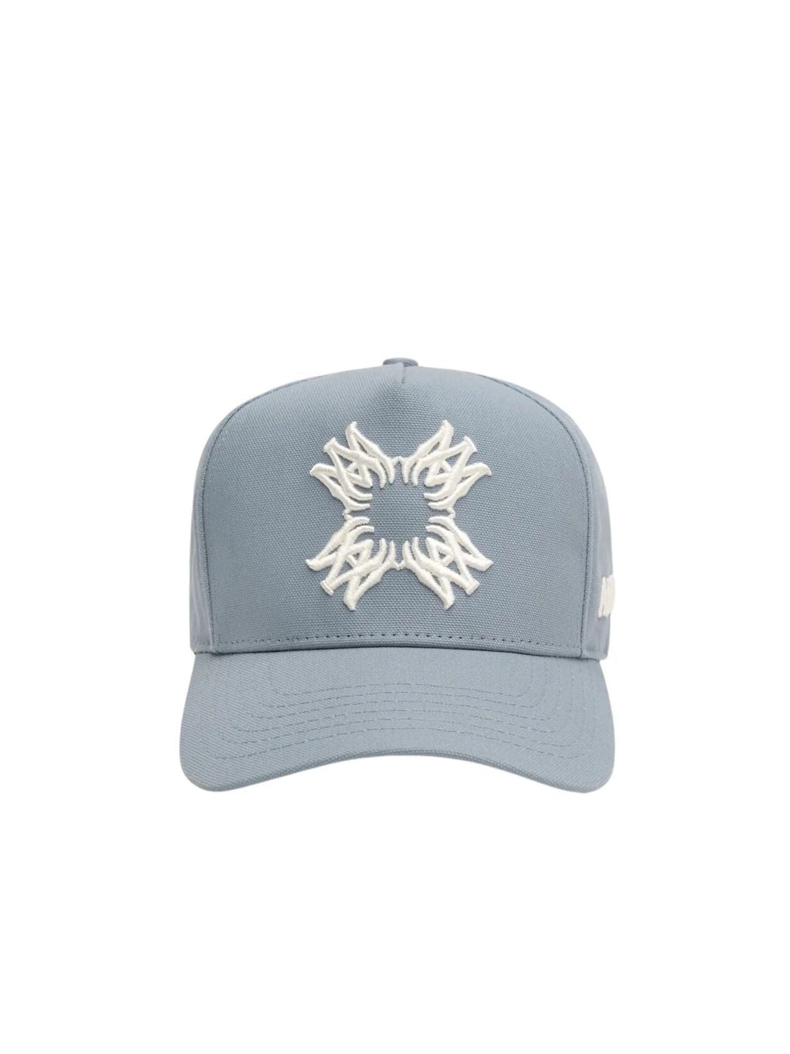 AMIRI MA Quad Canvas Hat Baseball Cap Hellblau Herren