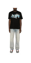 Amiri T-Shirt mit Drachen Print Schwarz Herren