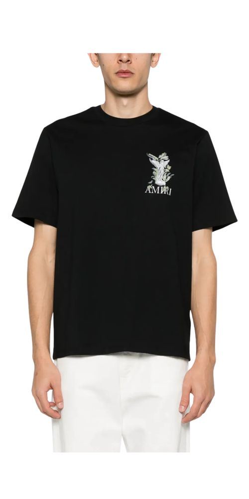 Amiri Garden-Print T-Shirt Herren schwarz