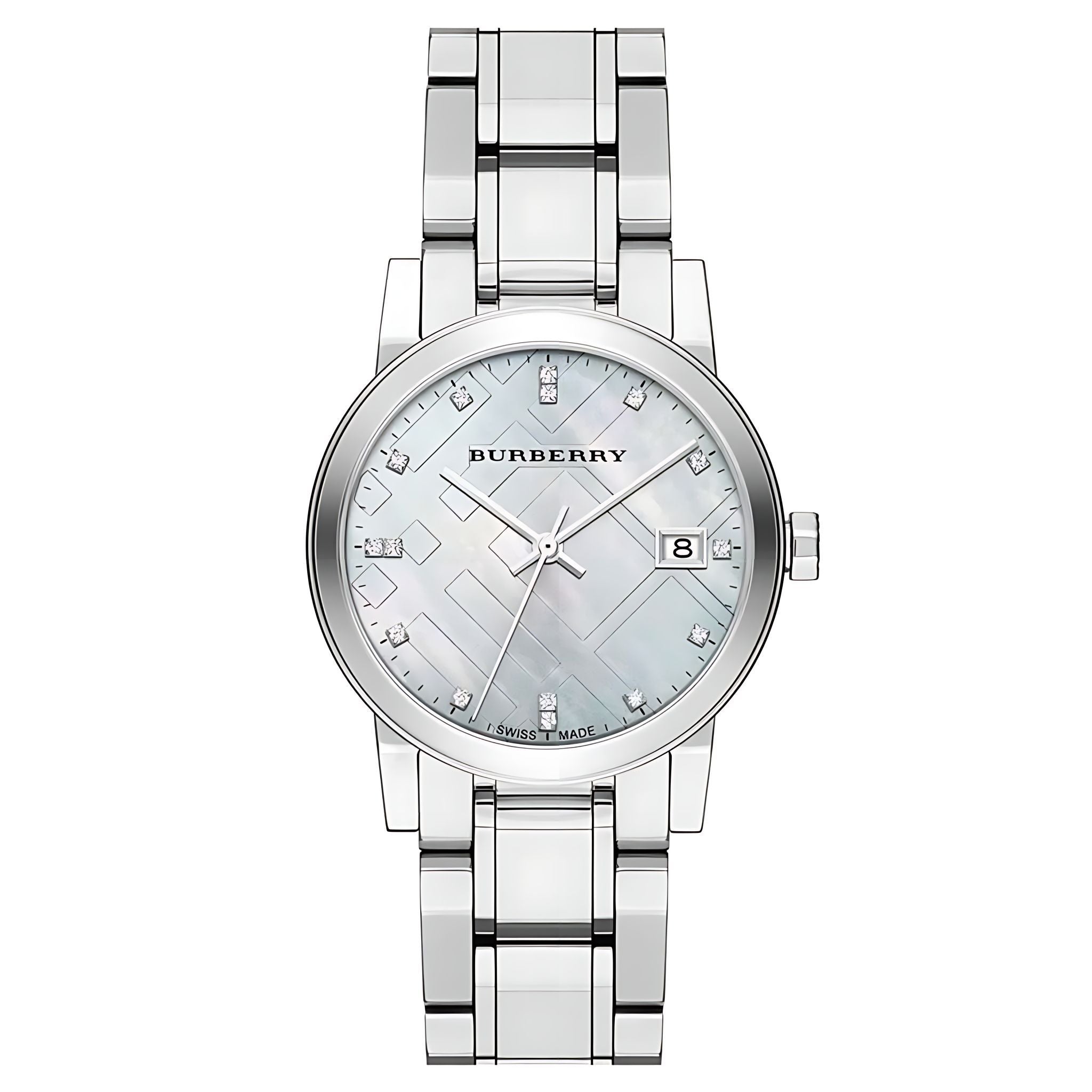 Burberry The City Damenuhr silber
