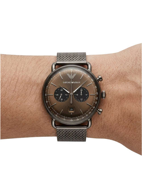 AR11141 Emporio Armani Aviator Chronograph Herrenuhr
