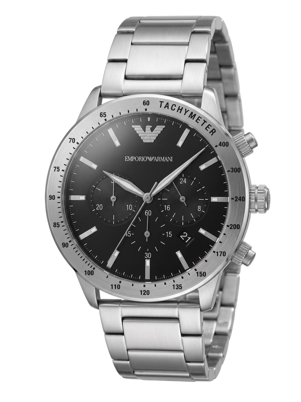 Emporio Armani Mario Chronograph Edelstahl Schwarz AR11241