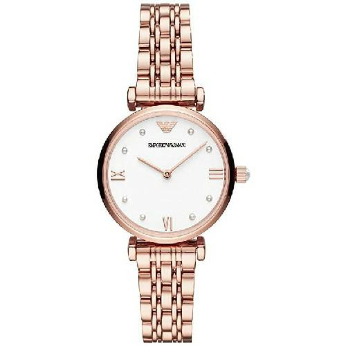 Emporio Armani Gianni T Bar Damenuhr roségold