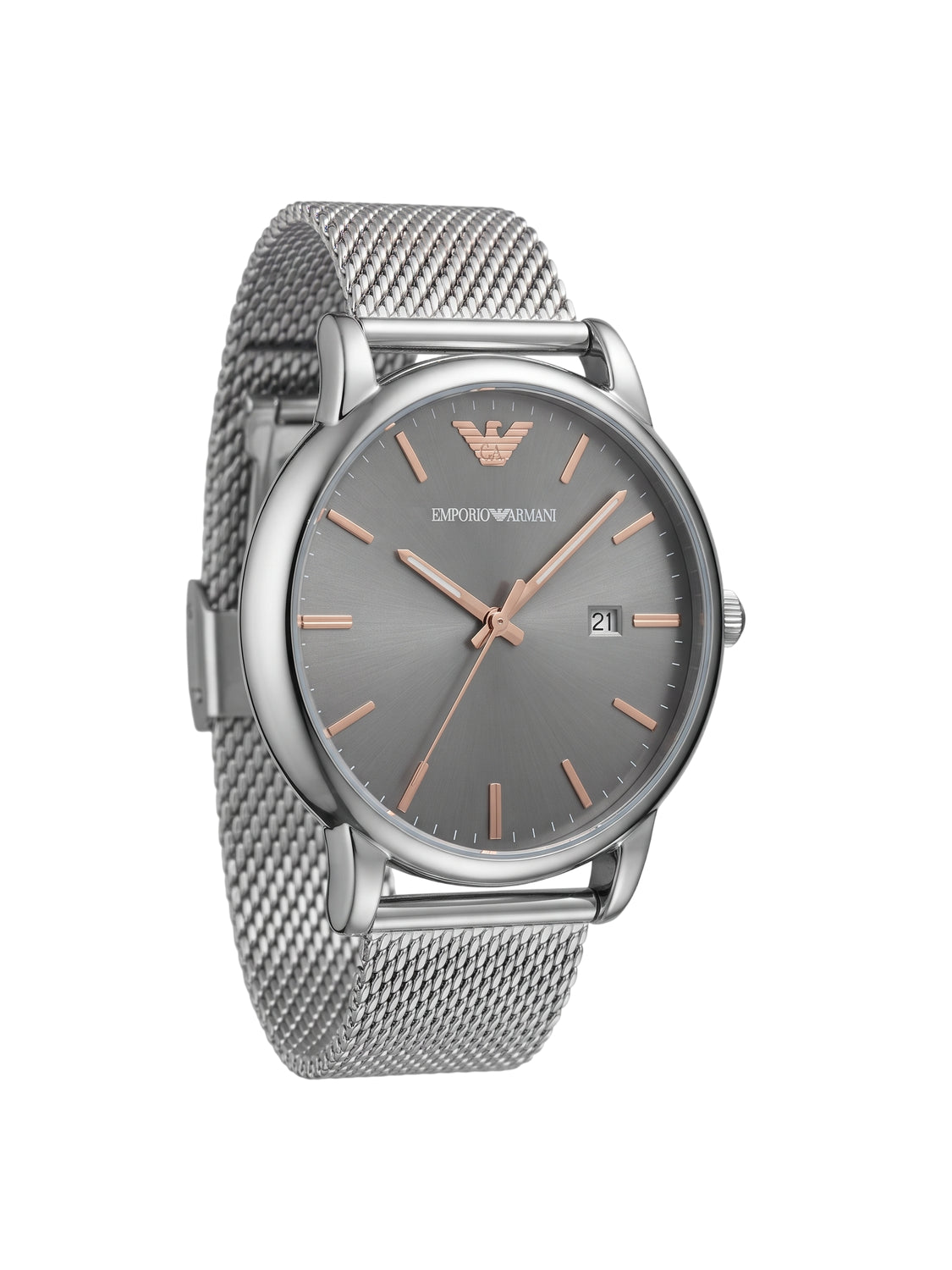 AR11272 Emporio Armani Luigi Herrenuhr Edelstahl Silber Schwarz