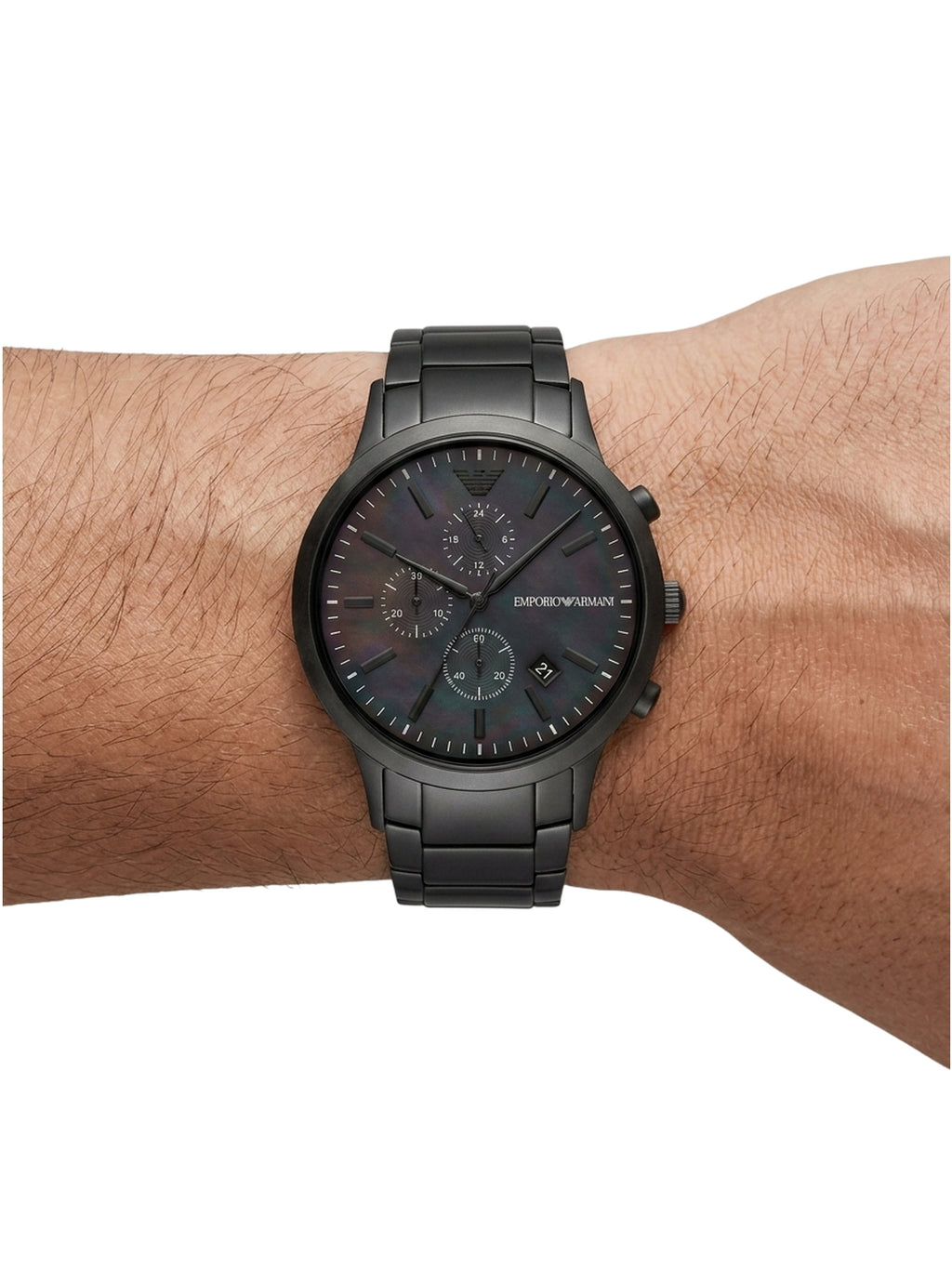 Emporio Armani Chronograph Herrenuhr Edelstahl AR11275
