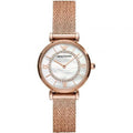Emporio Armani Gianni T Bar Damenuhr roségold silber
