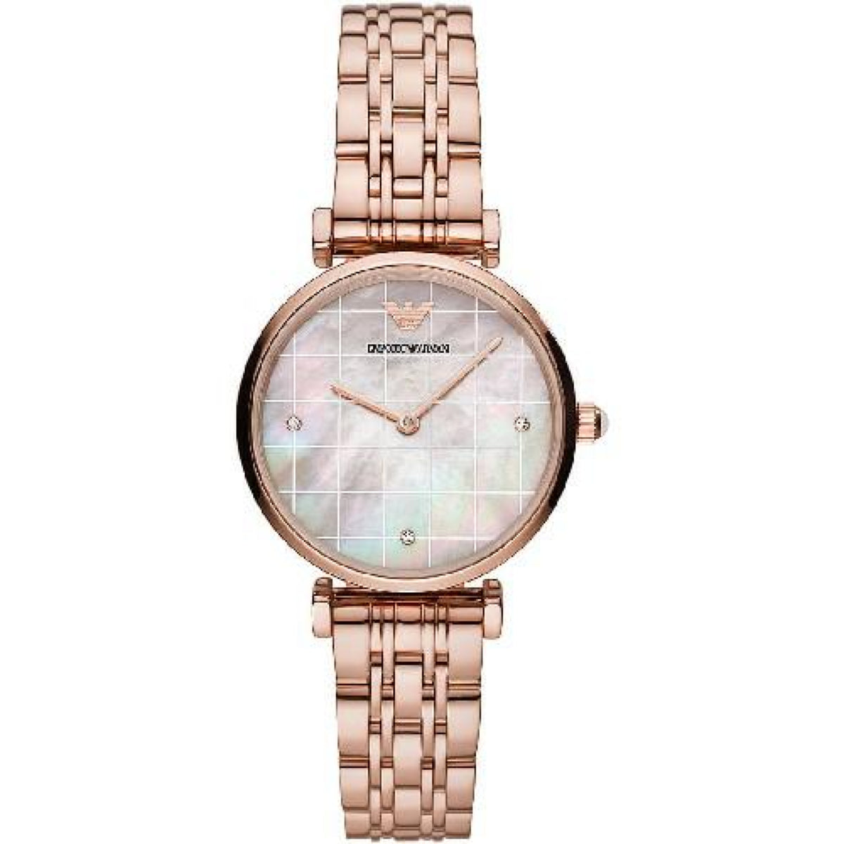 Emporio Armani Gianni T Bar Damen roségold perlmutt