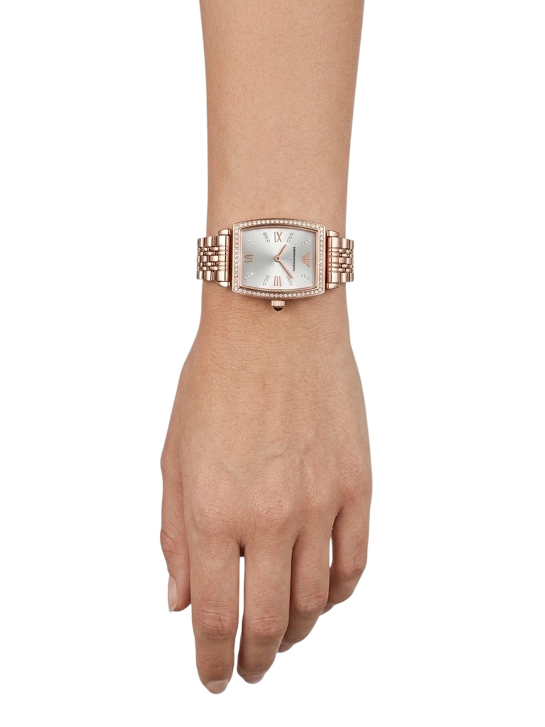 Emporio Armani Gianni T Bar Damenuhr Roségoldfarben AR11406