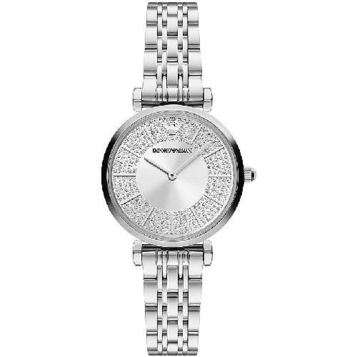 Emporio Armani Gianni T Bar Damenuhr Silber