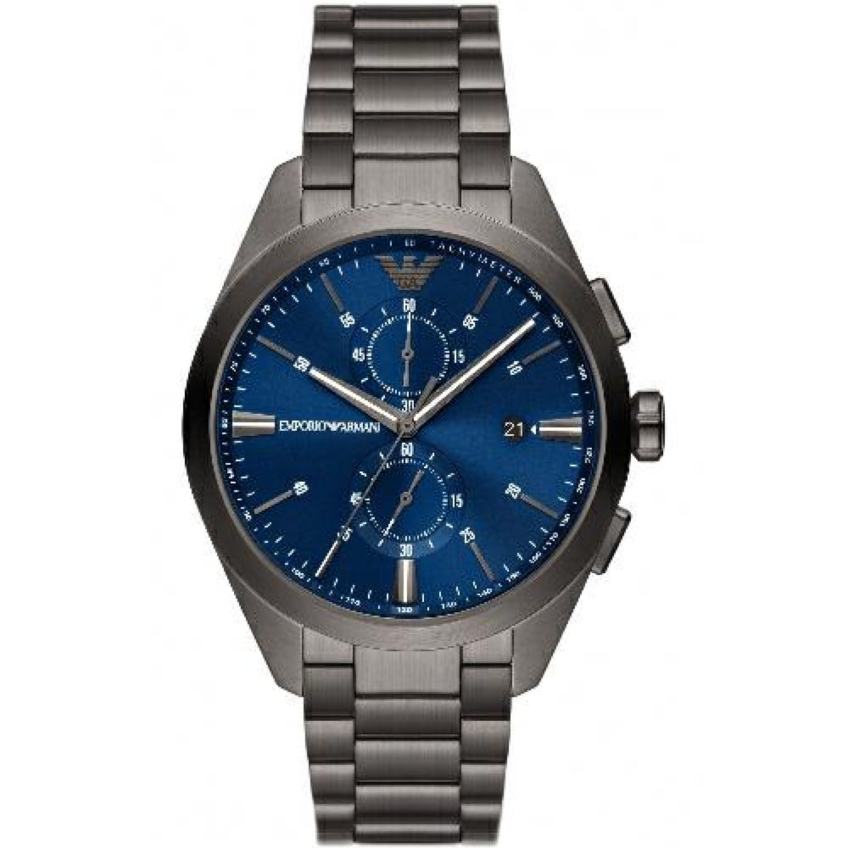 Emporio Armani Claudio Chronograph Herren grau blau