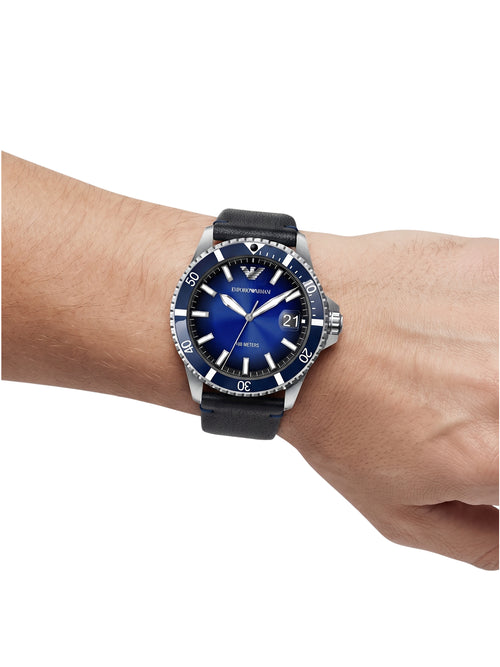 AR11516 Emporio Armani Diver Herrenuhr Edelstahlgehäuse
