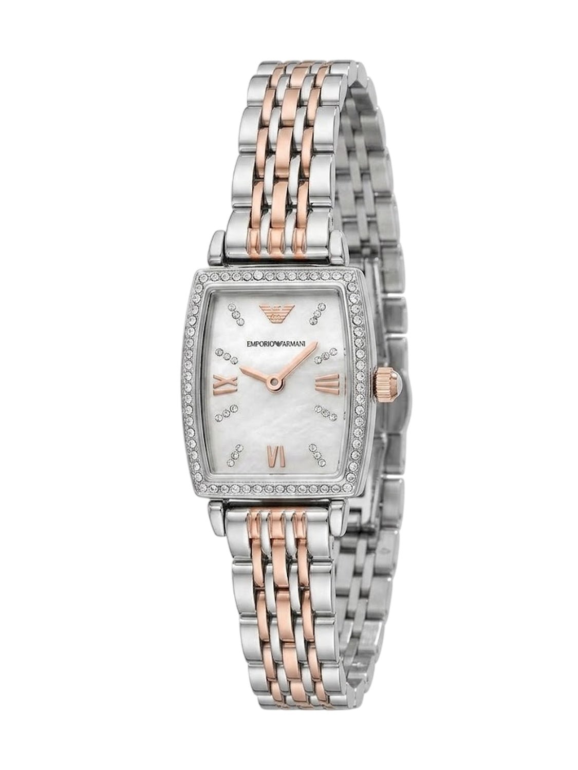 Emporio Armani Gianni T Bar Damenuhr Bicolor AR11519