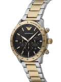 Emporio Armani Mario Chronograph Herrenuhr Bicolor AR11521