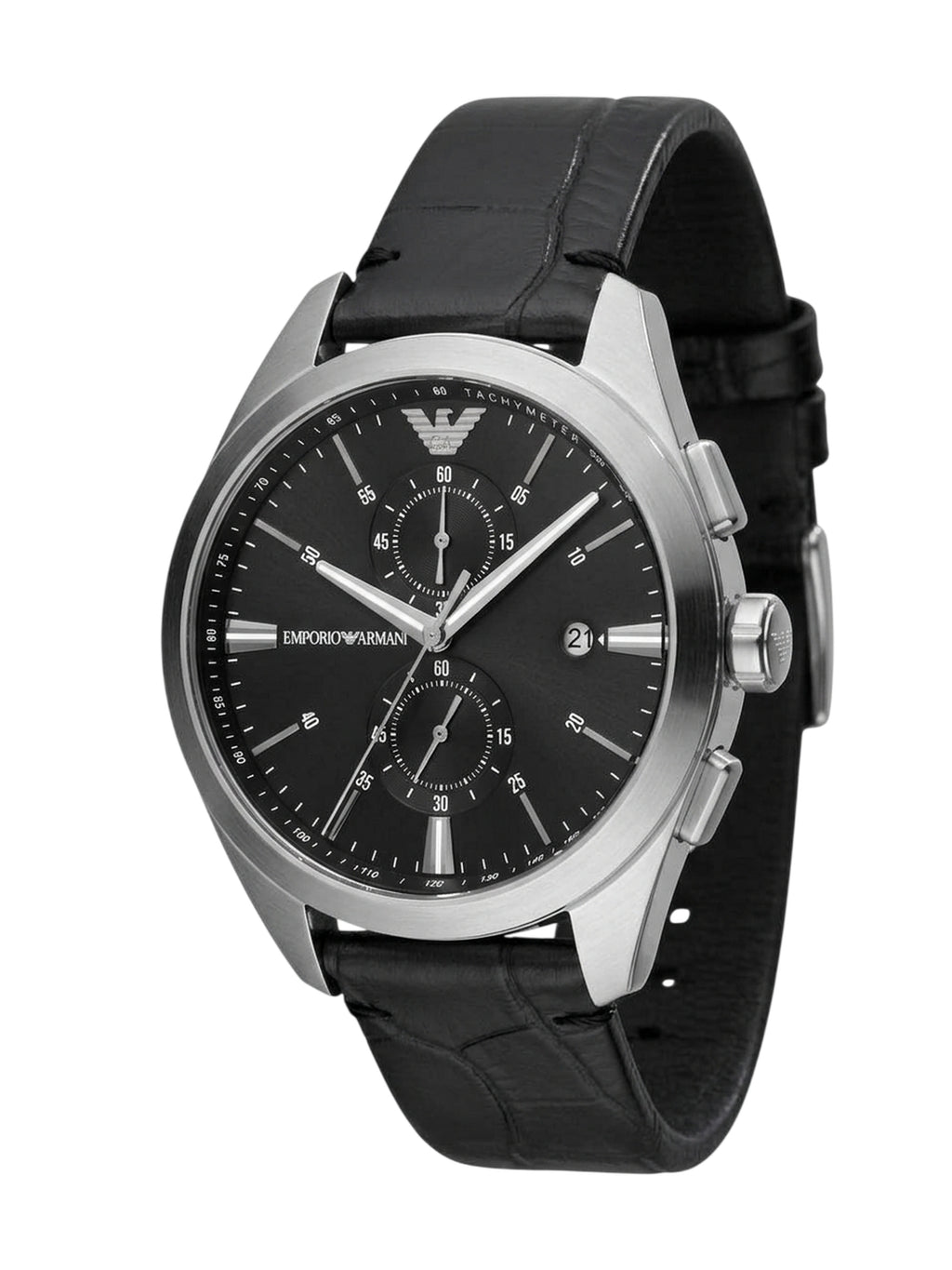 AR11542 Emporio Armani Herren Chronograph Quarz Lederarmband