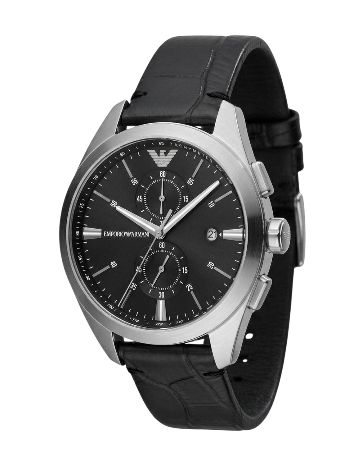 AR11542 Emporio Armani Herren Chronograph Quarz Lederarmband