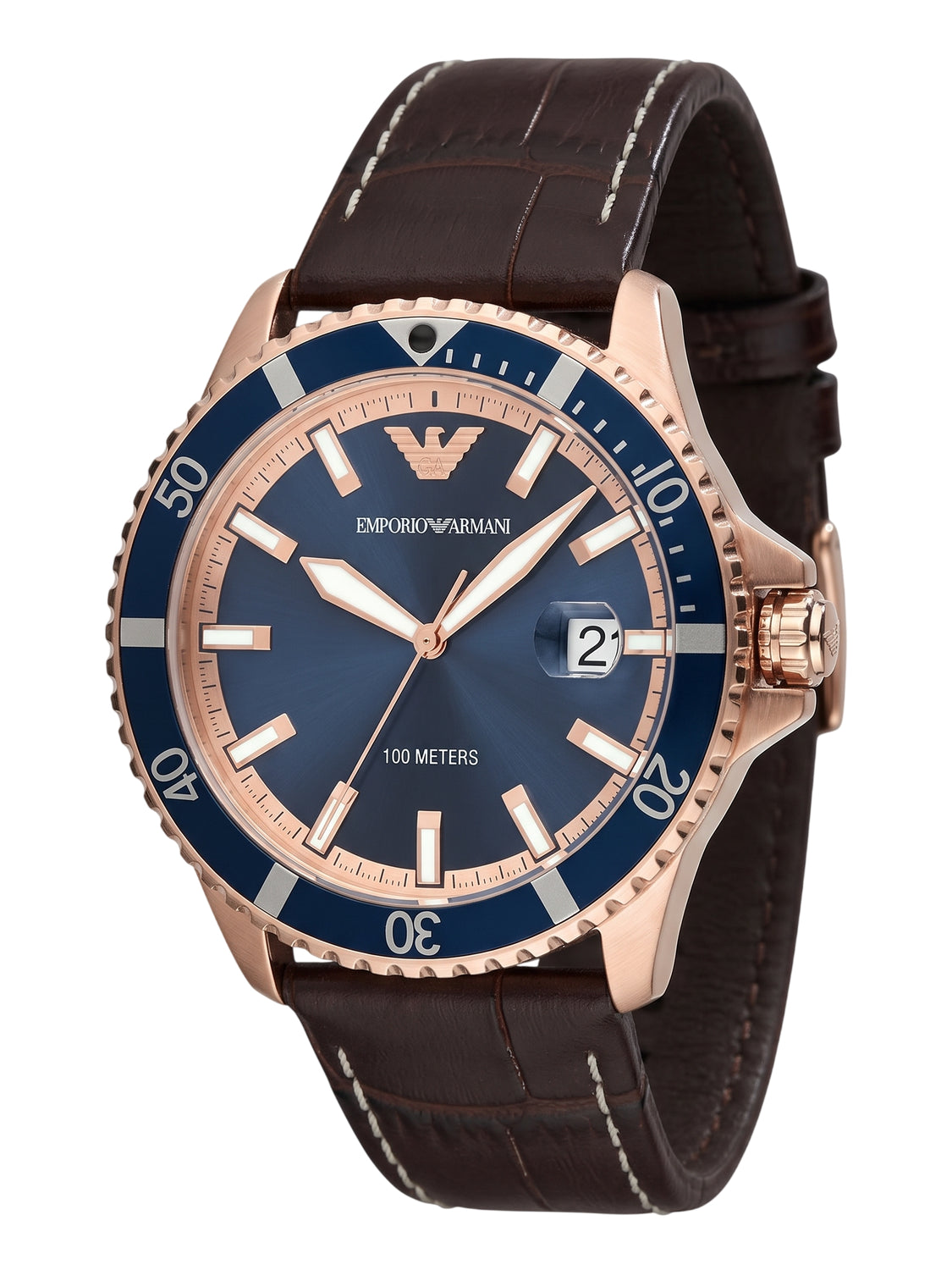 AR11556 Emporio Armani Diver Herrenuhr Quarz Edelstahl