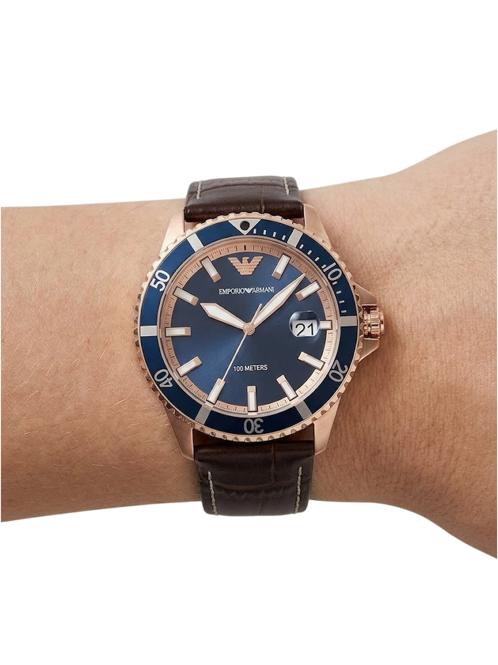 AR11556 Emporio Armani Diver Herrenuhr Quarz Edelstahl