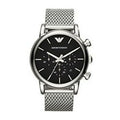 Emporio Armani Luigi Chronograph Herren silber schwarz