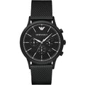 Emporio Armani Renato Herrenuhr Chronograph schwarz AR2498