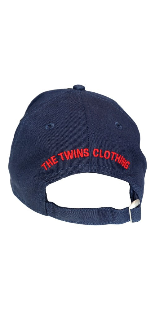 Dsquared2 Baseball Cap Born In Canada Stickerei Blau Unisex