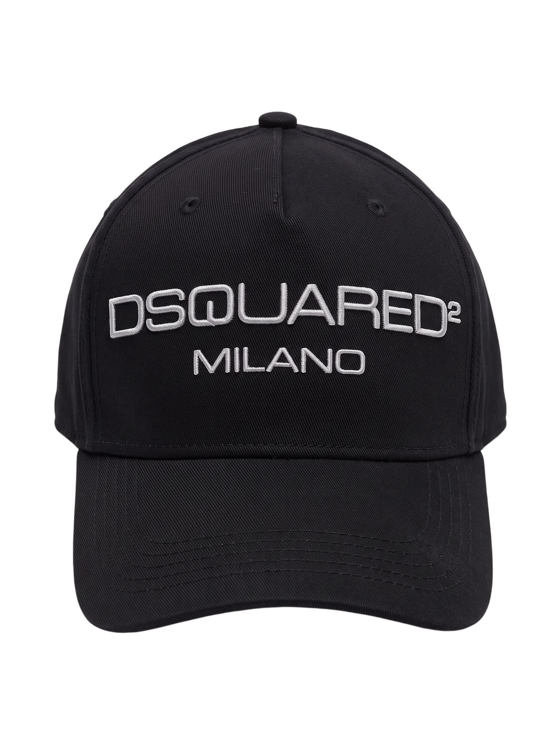 Dsquared2 Herren Baseball Cap Milano aus Baumwolle Schwarz