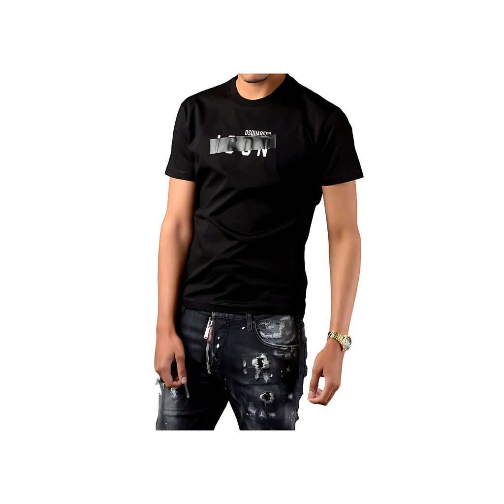 Dsquared2 Be Icon T-Shirt Herren Schwarz