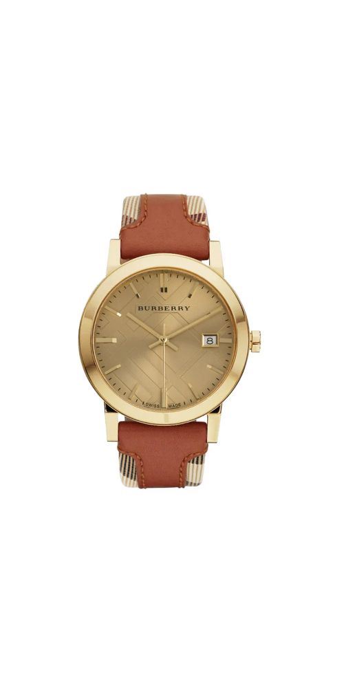 Burberry The CIty Damenuhr gold braun