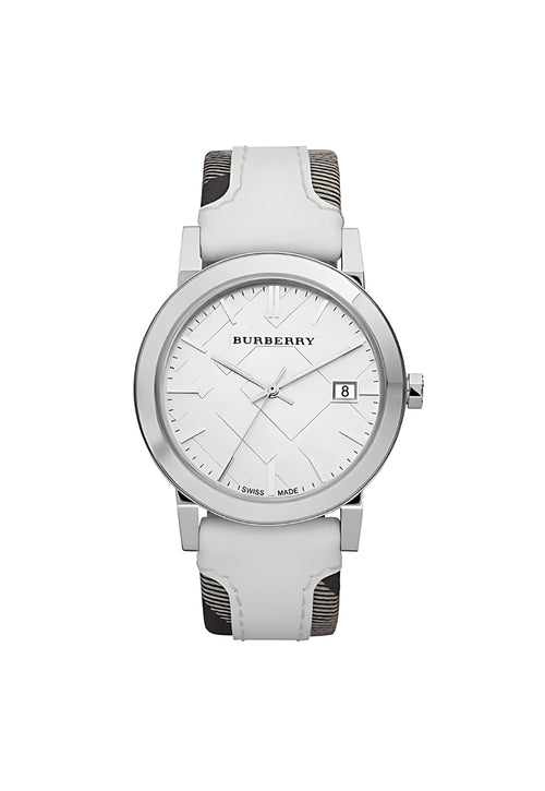 Burberry The City Damenuhr silber weiß