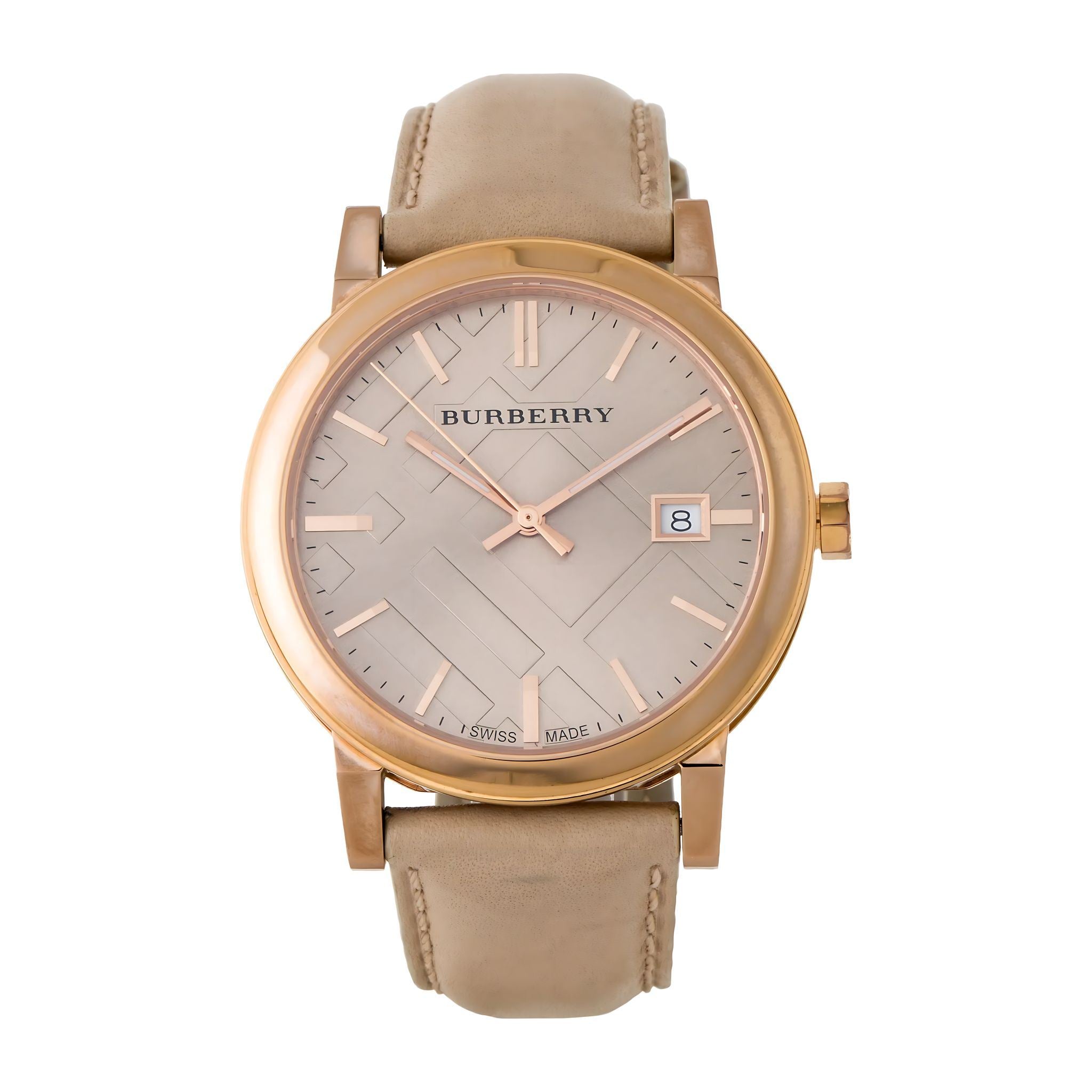 Burberry The City Damenuhr gold braun