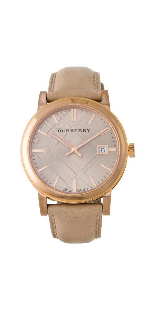 Burberry The City Damenuhr gold braun