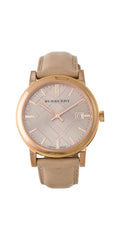 Burberry The City Damenuhr gold braun