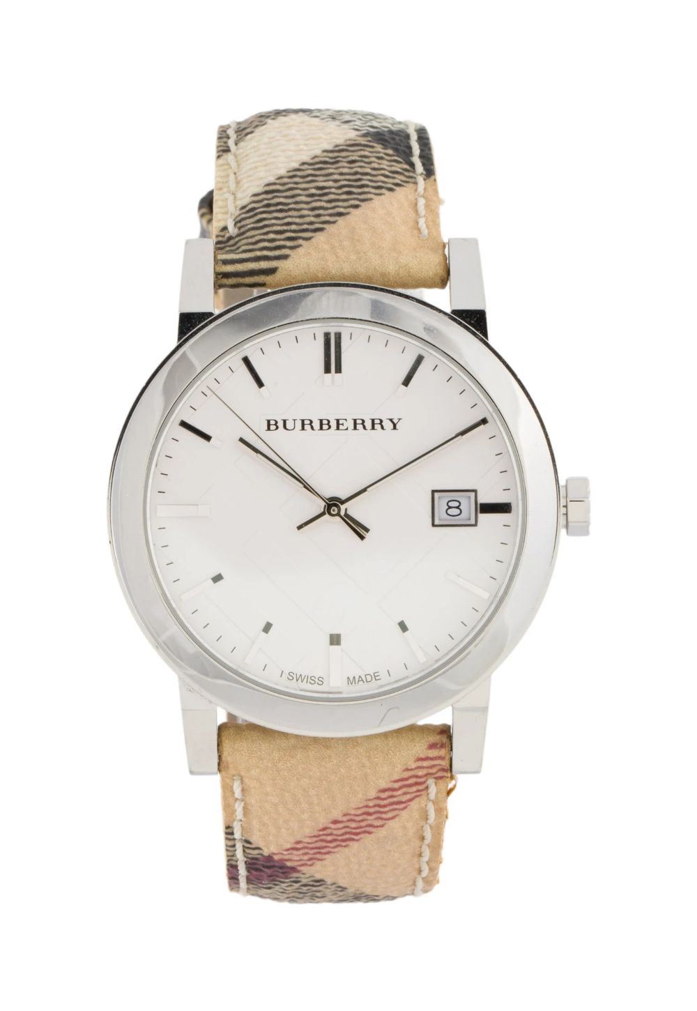 Burberry The City Damenuhr silber