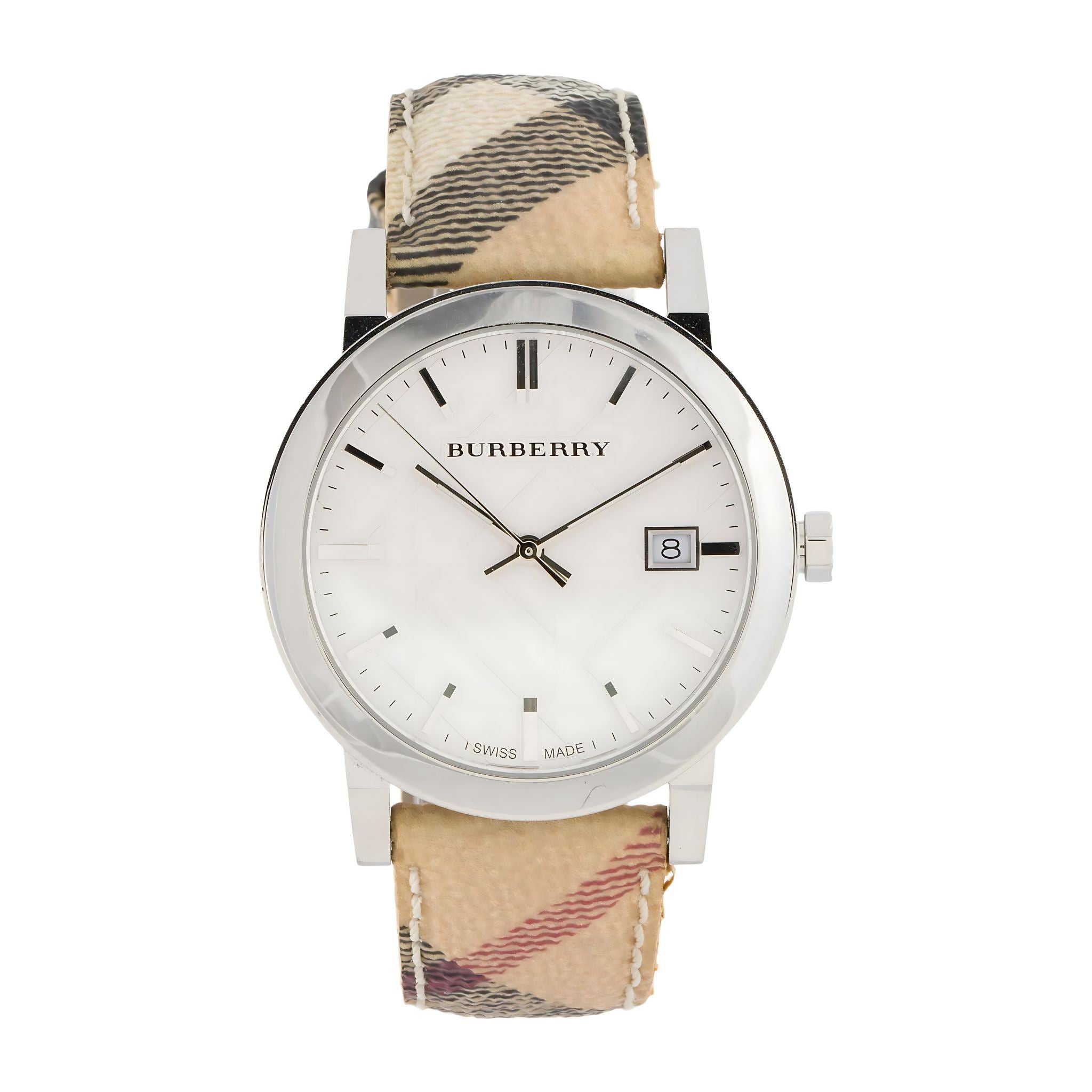 Burberry The City Damenuhr silber