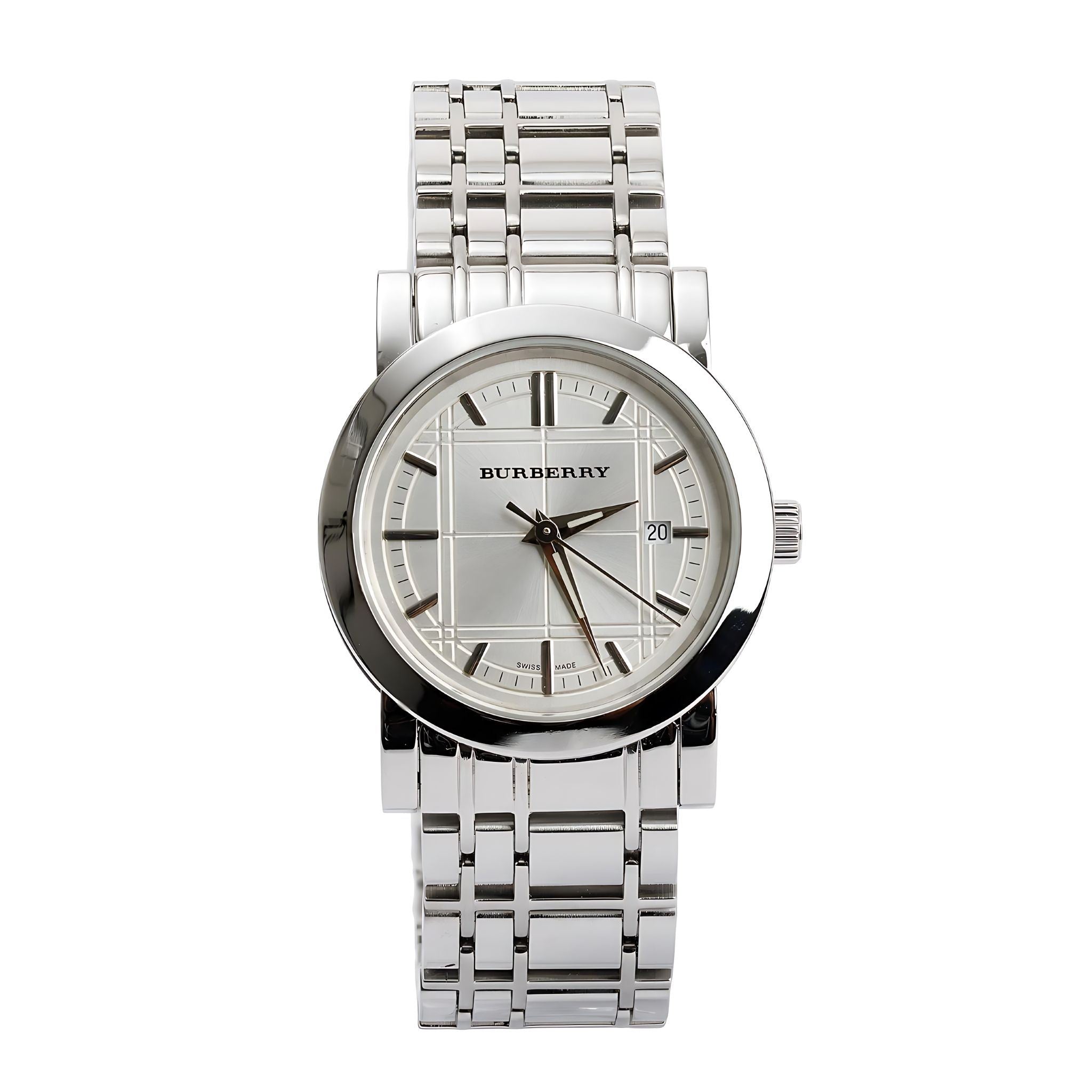 Burberry Heritage Damenuhr silber