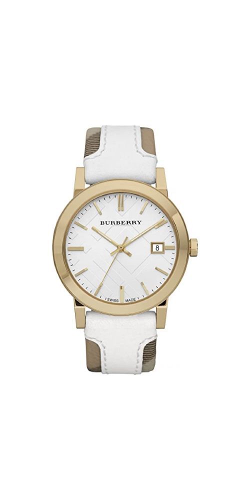 Burberry The City Damenuhr gold weiß