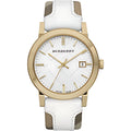 Burberry The City Damenuhr gold weiß