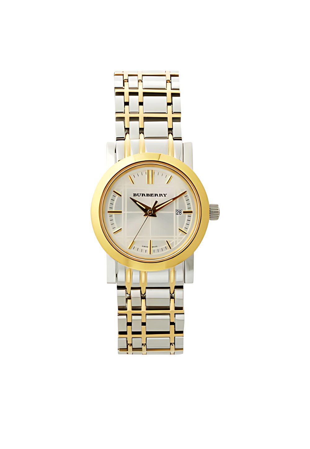 Burberry Heritage Damenuhr silber gold
