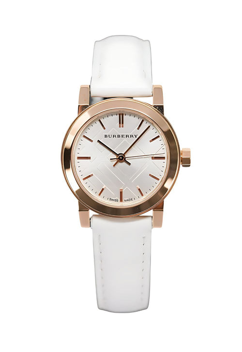 Burberry The City Damenuhr gold weiß