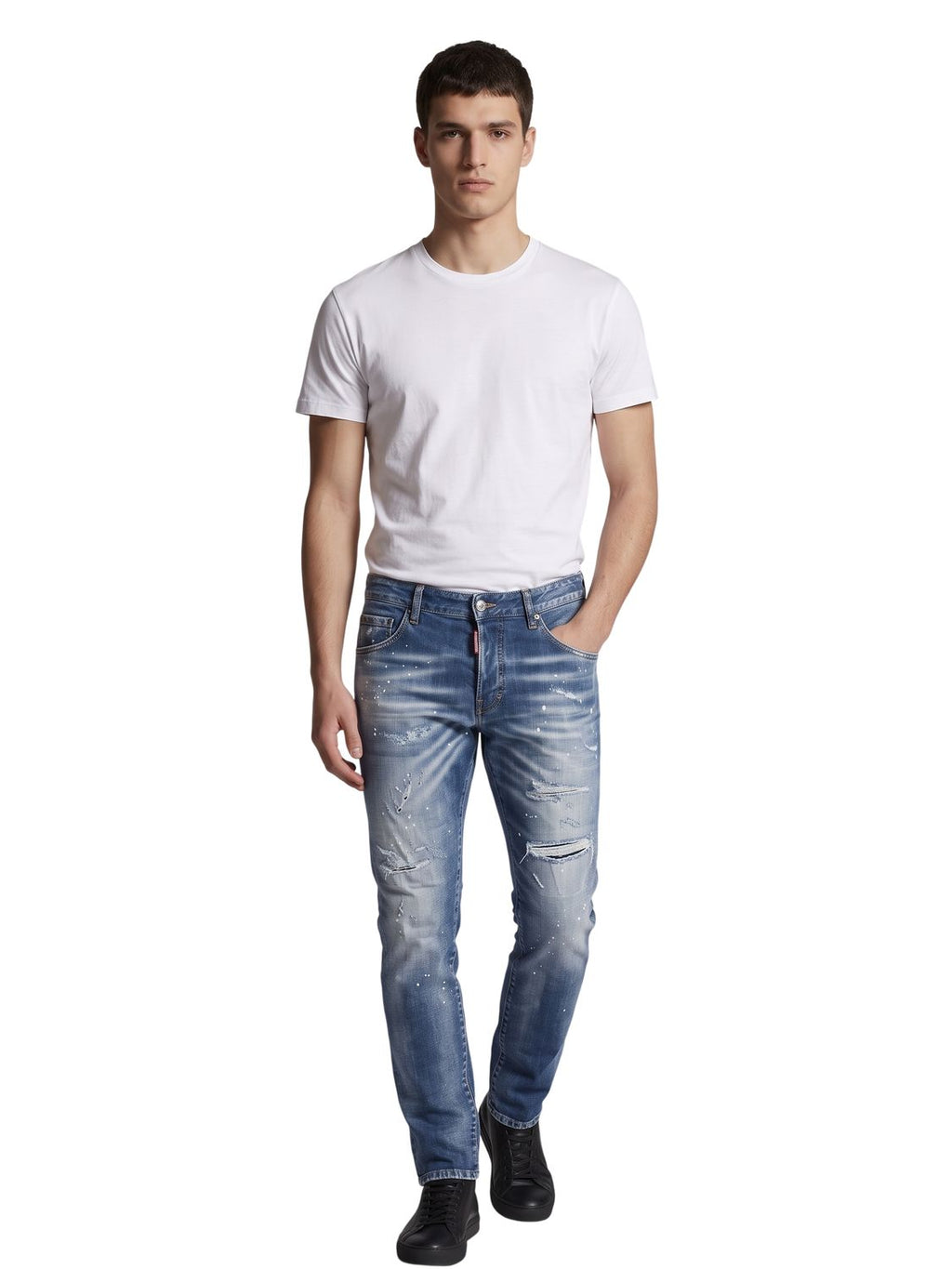 Dsquared2 Brothers Distressed Denim Jeans
