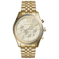 Michael Kors Lexington Herren Chronograph Gold Edelstahl MK8281