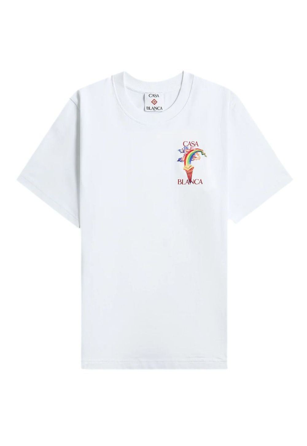 Casablanca T-Shirt mit Rückenprint Herren weiß