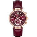 Michael Kors Sawyer Chronograph Lady Damenuhr roségold bordeaux
