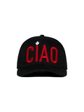 Dsquared2 CIAO Baseball Cap aus Baumwolle Schwarz Rot