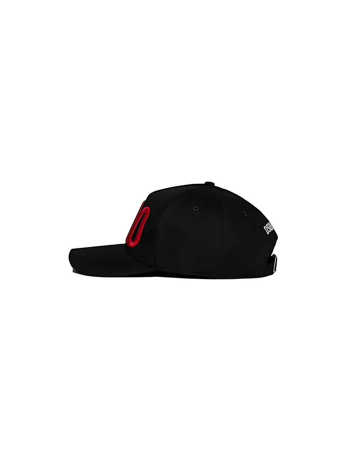 Dsquared2 CIAO Baseball Cap aus Baumwolle Schwarz Rot