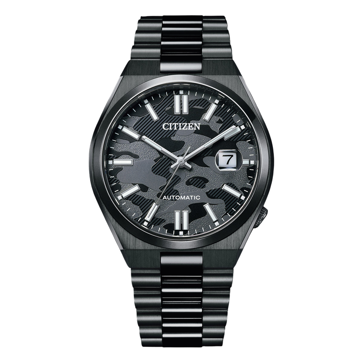 Citizen Automatik Armbanduhr NJ0155-87E Schwarz