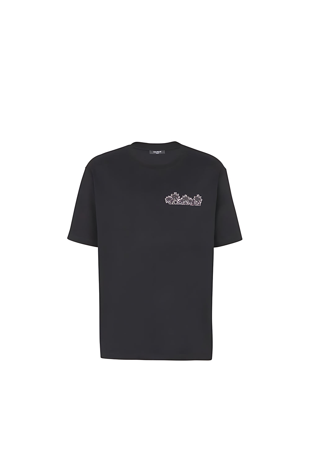 Club Balmain Signature printed T-Shirt Herren schwarz