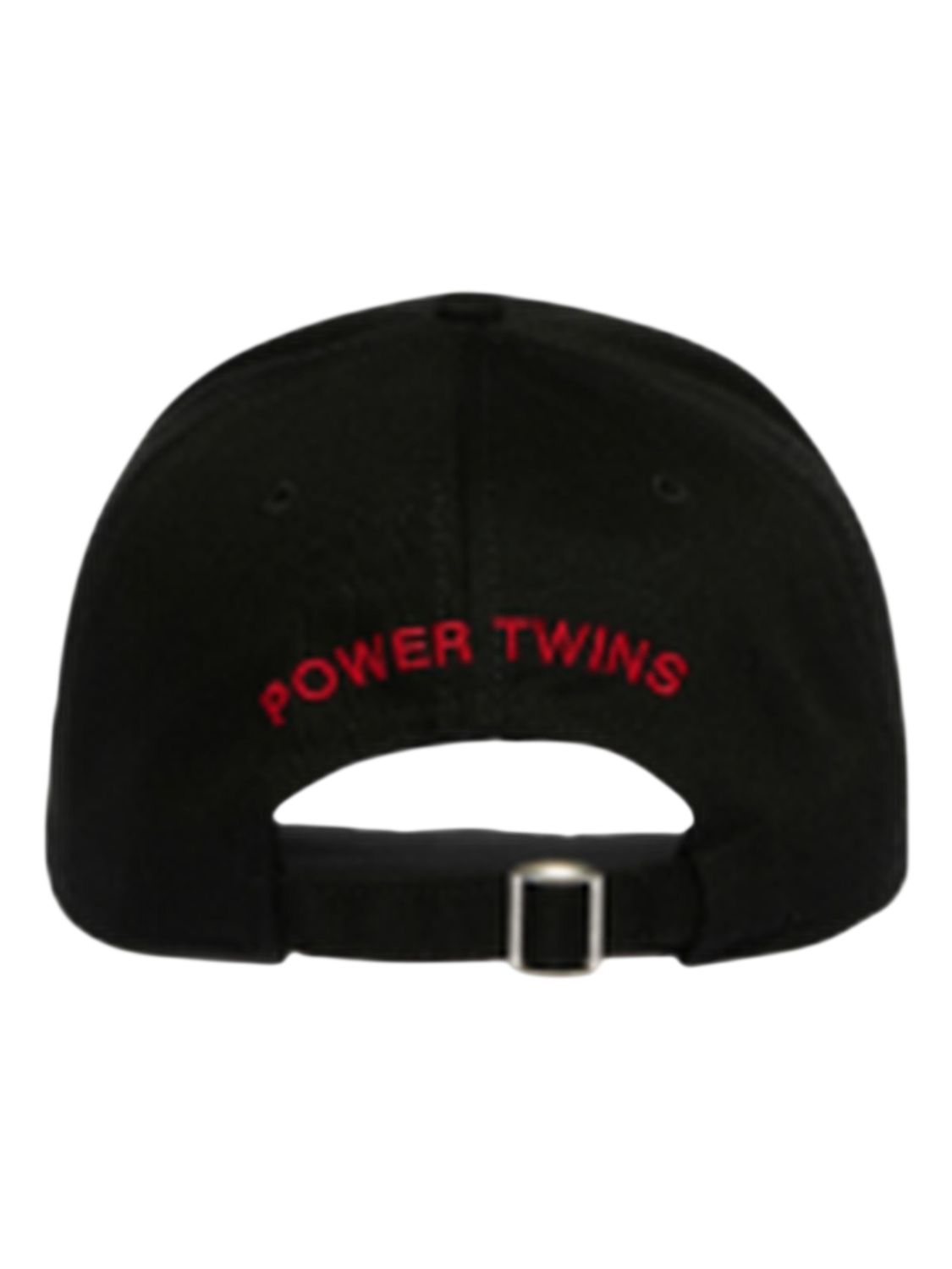 Dsquared2 Mini Logo Baseball Cap aus Baumwolle Schwarz Rot