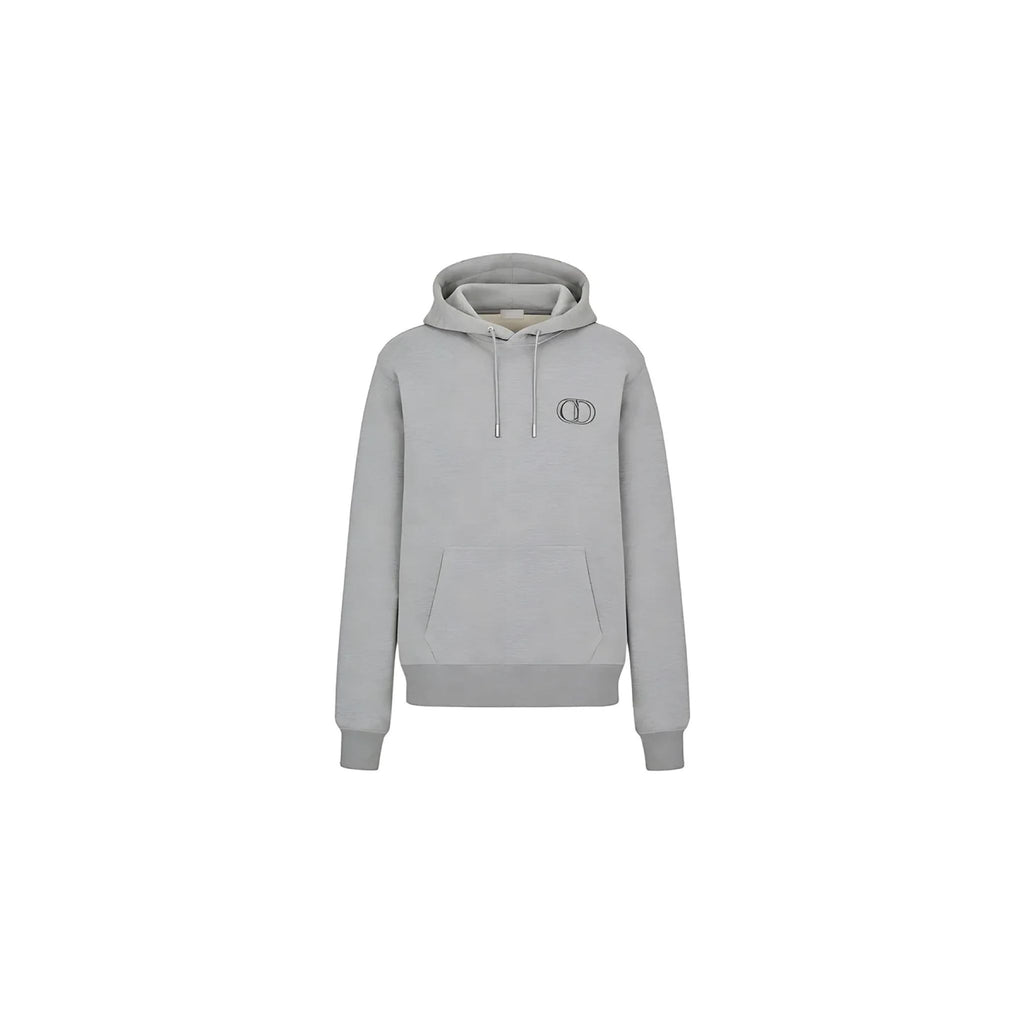 Dior CD Icon Hooded Sweatshirt Grau Herren