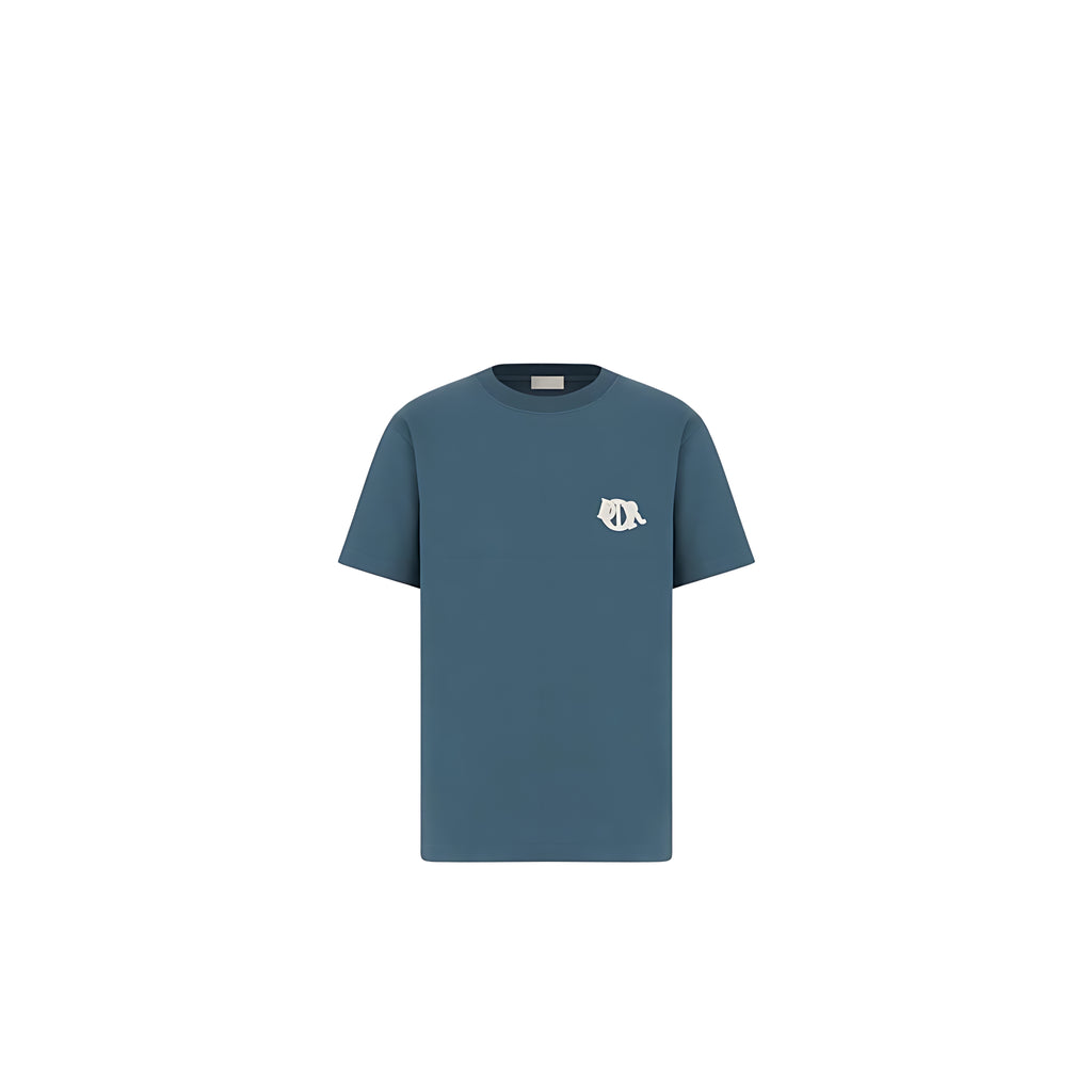 Dior Charm T-Shirt Relaxed Fit Herren blau