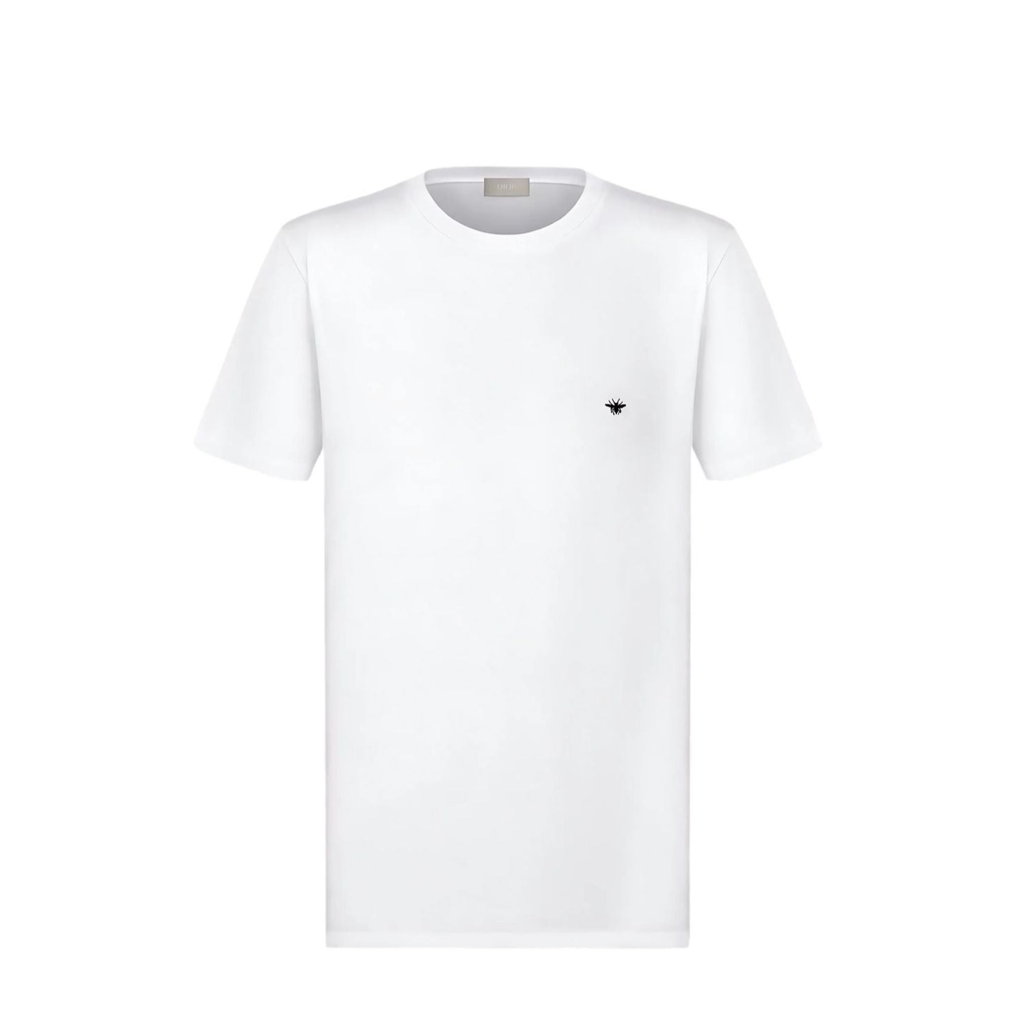 Dior Bienen Stickerei T-Shirt Herren weiß